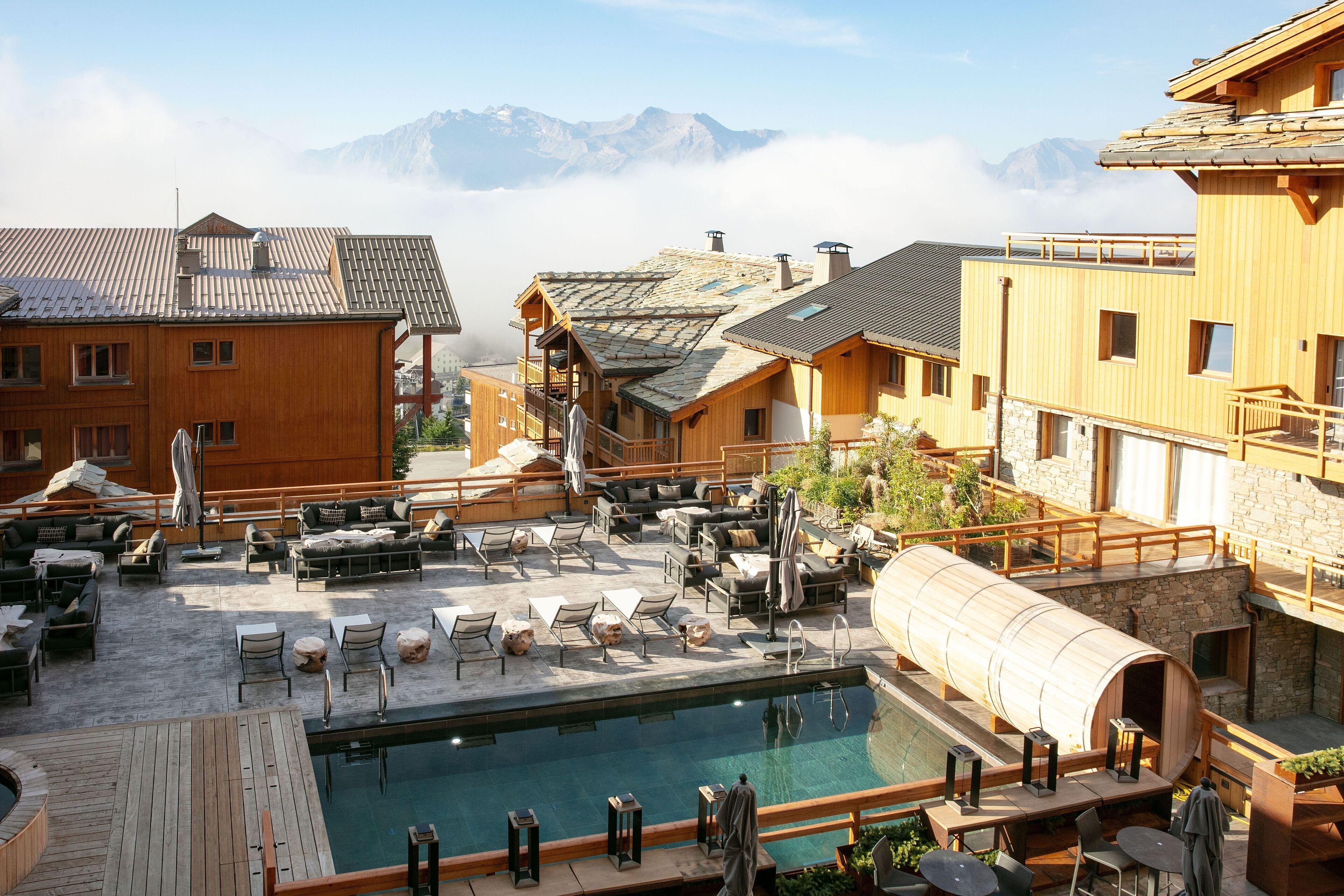 Royal Ours Blanc Boutique Hotel & Spa Alpe d'Huez Esterno foto