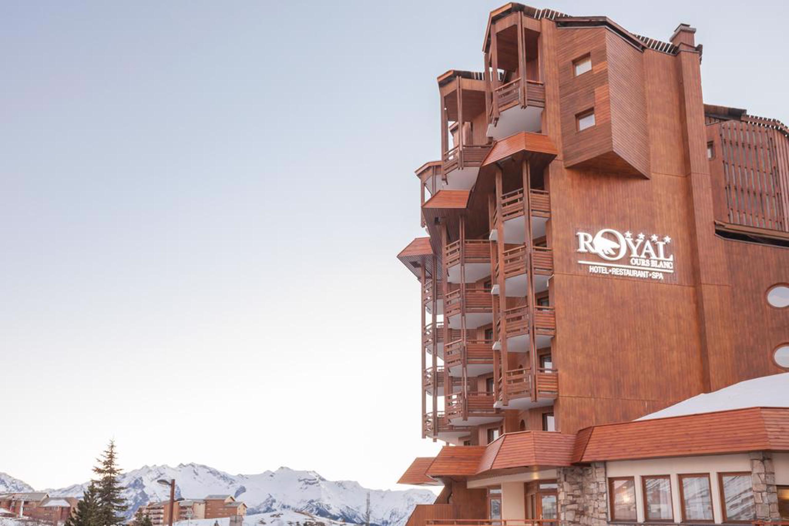 Royal Ours Blanc Boutique Hotel & Spa Alpe d'Huez Esterno foto